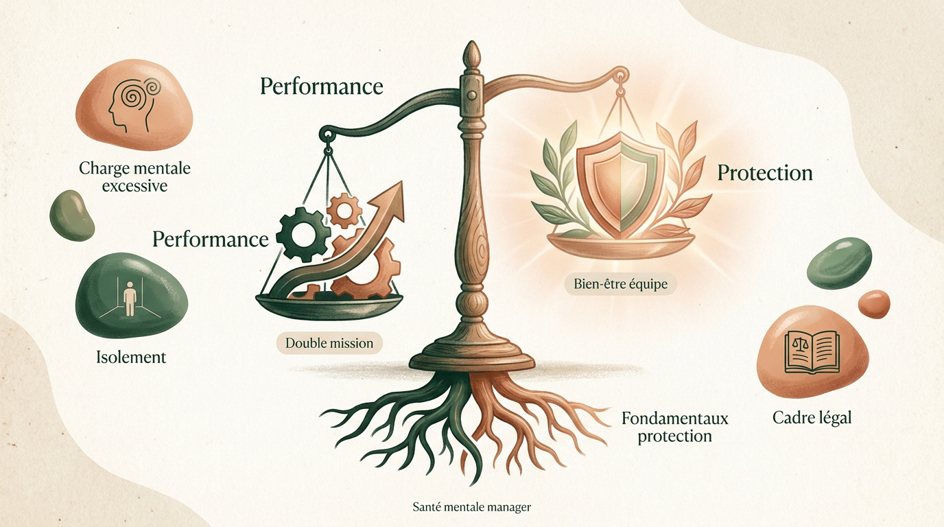 Équilibre du manager entre performance et protection