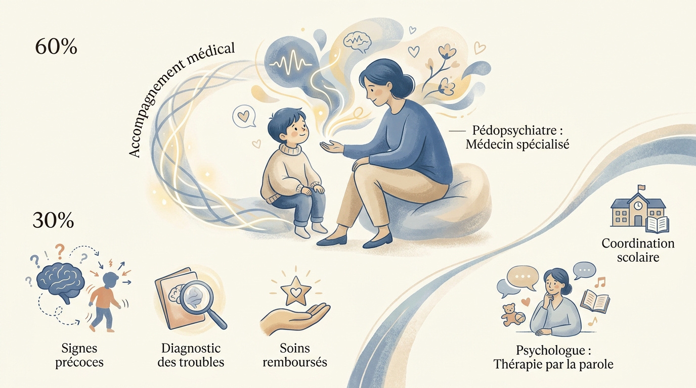 Consultation d'un pédopsychiatre pour l'accompagnement d'un enfant