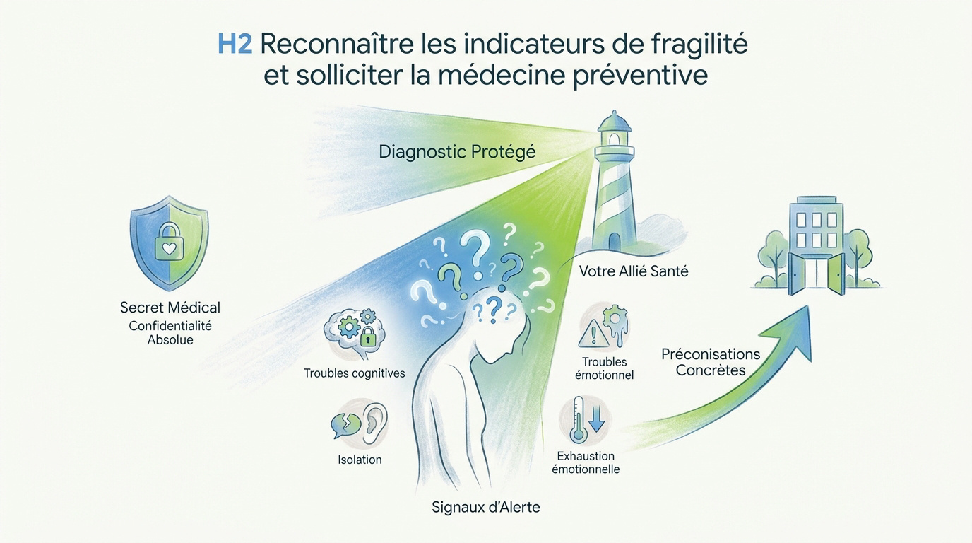 Consultation médicale pour aménagement de poste et santé mentale