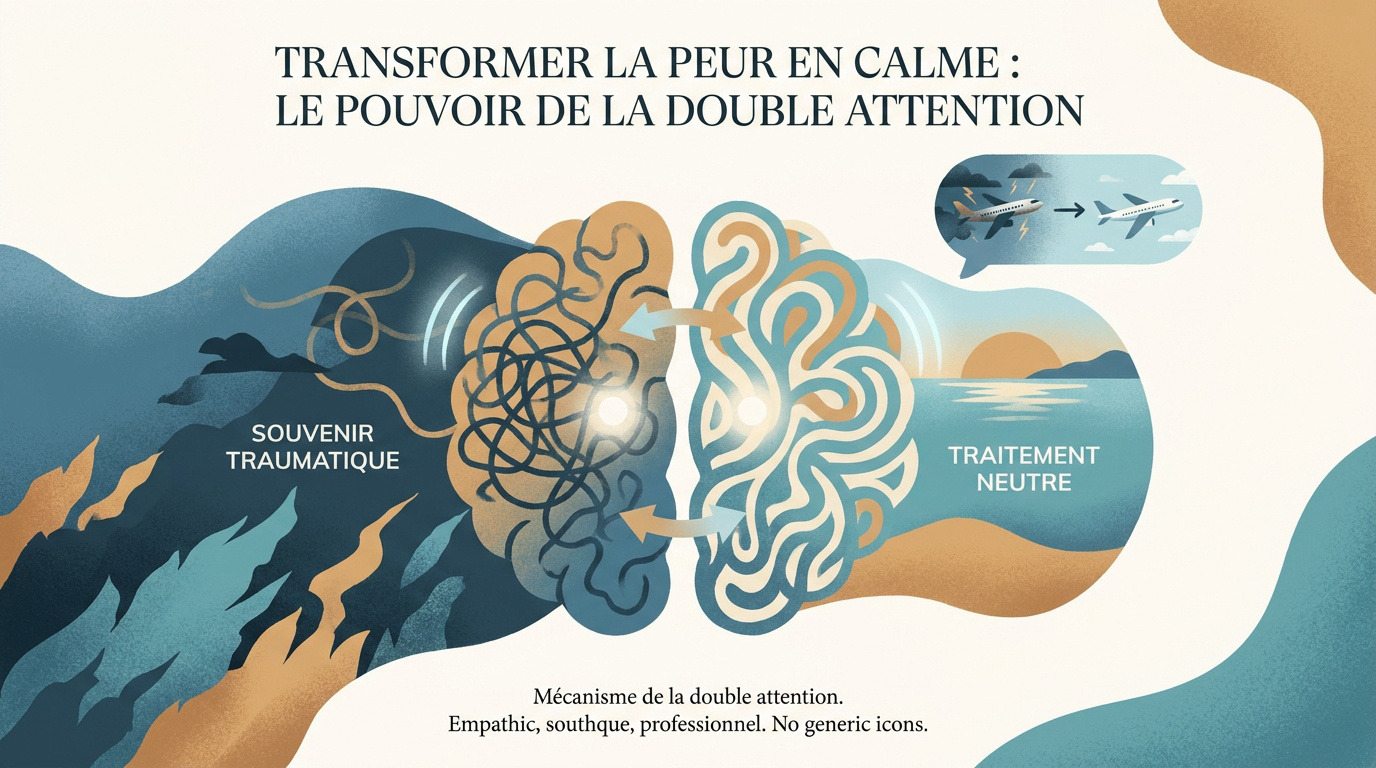 Transformation de l'anxiété en calme via EMDR