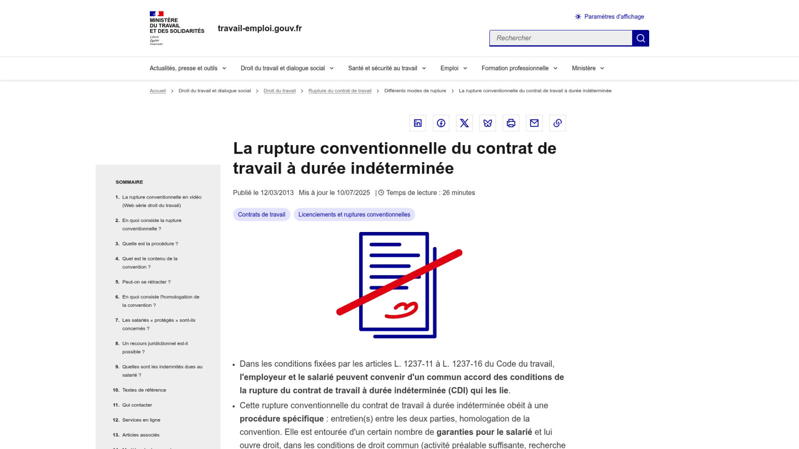 Étapes clés pour réussir votre demande de rupture conventionnelle